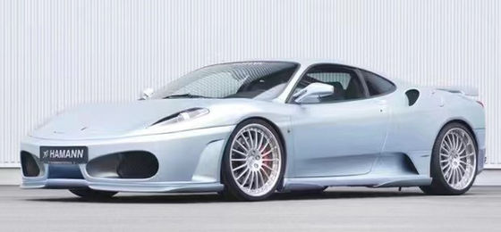 Dla Ferrari F430 Body Kit F430 Modernizowany HAMANN Style Front Łopatka Dyfuzor Spoiler Side Skirt F430 Carbon Fiber Body Kit