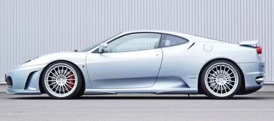 Dla Ferrari F430 Body Kit F430 Modernizowany HAMANN Style Front Łopatka Dyfuzor Spoiler Side Skirt F430 Carbon Fiber Body Kit