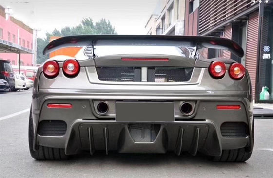 Dla Ferrari F430 Body Kit F430 Modernizowany styl ASI przednie i tylne zderzaki spoiler F430 Carbon Fiber Body Kit