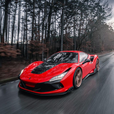 Dla Ferrari F8 Zestaw nadwozia z włókna węglowego