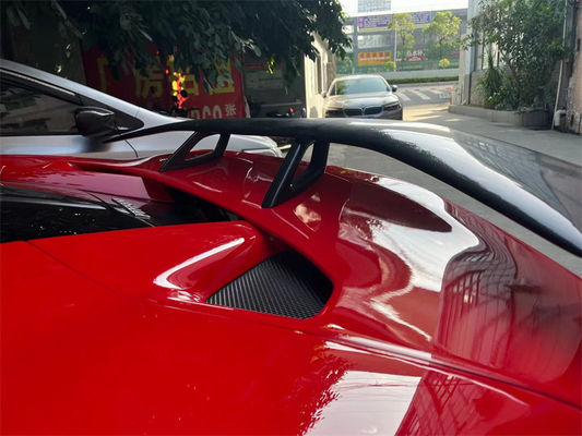 Dla Ferrari F8 Spoiler z włókna węglowego F8 Zmodernizowany Novi Style Spoiler z włókna węglowego