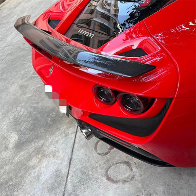 Dla Ferrari F8 Spoiler z włókna węglowego F8 Zmodernizowany Novi Style Spoiler z włókna węglowego