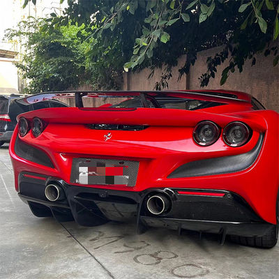 Dla Ferrari F8 Spoiler z włókna węglowego F8 Zmodernizowany Novi Style Spoiler z włókna węglowego