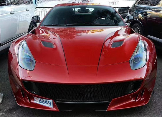 Dla Ferrari F12 Carbon Fiber Hood F12 Modernizowany zestaw nadwozia TDF Style Carbon Fiber Hood