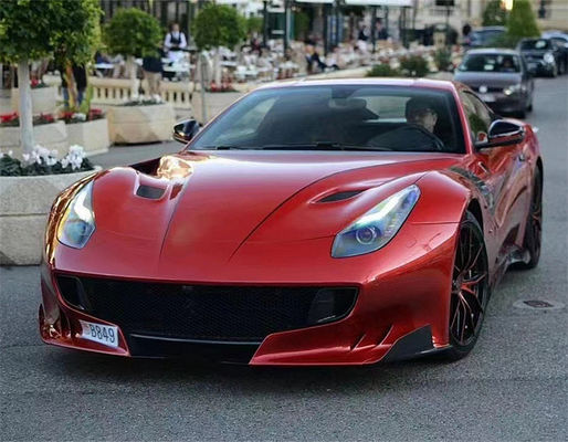 Dla Ferrari F12 Carbon Fiber Hood F12 Modernizowany zestaw nadwozia TDF Style Carbon Fiber Hood