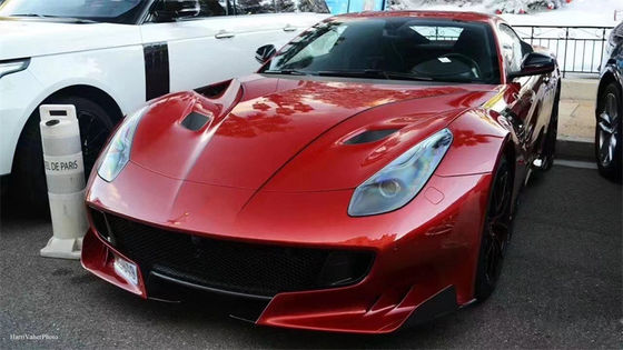 Dla Ferrari F12 Carbon Fiber Hood F12 Modernizowany zestaw nadwozia TDF Style Carbon Fiber Hood