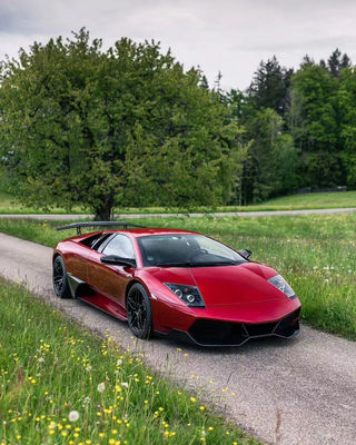 Włókno węglowe Lamborghini Murcielago Lp640 Body Kit LP670-Style Spoiler