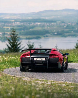 Włókno węglowe Lamborghini Murcielago Lp640 Body Kit LP670-Style Spoiler