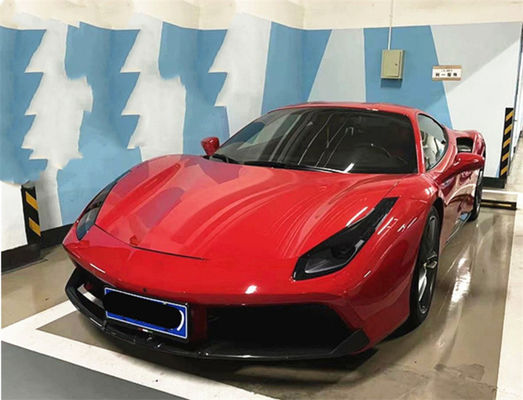 Dla Ferrari 488 Włókno węglowe zestaw 488 Modernizowany styl Capristo Włókno węglowe przednie usta dyfuzor spoiler