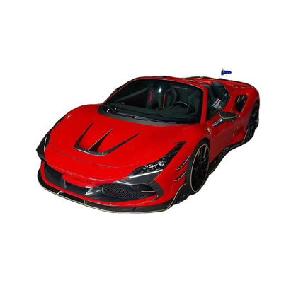 Części samochodowe dla Ferrari F8 Zestaw nadwozia z włókna węglowego F8 Uaktualnienie MSY Styl Przedni łopatka Dyfuzor spoiler bok spódniczka zestaw nadwozia