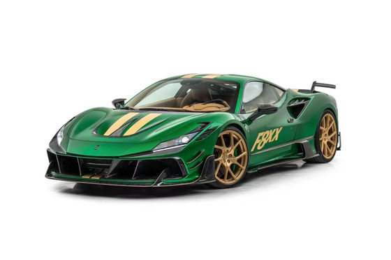 Dla Ferrari F8 Zestaw nadwozia z włókna węglowego F8 Modernizacje w stylu MSY Zestaw nadwozia z przednim i tylnym zderzakiem spoiler Hood