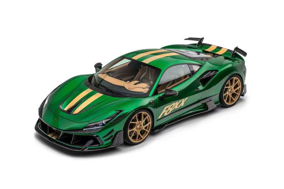 Dla Ferrari F8 Zestaw nadwozia z włókna węglowego F8 Modernizacje w stylu MSY Zestaw nadwozia z przednim i tylnym zderzakiem spoiler Hood