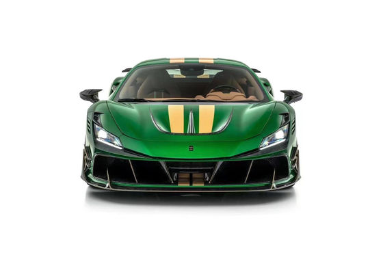 Dla Ferrari F8 Zestaw nadwozia z włókna węglowego F8 Modernizacje w stylu MSY Zestaw nadwozia z przednim i tylnym zderzakiem spoiler Hood
