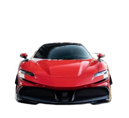 Do Ferrari SF90 Zestaw nadwozia z włókna węglowego SF90 Modernizacja stylu RYFT Skok w dół przedni dyfuzor warg spoiler zestaw nadwozia