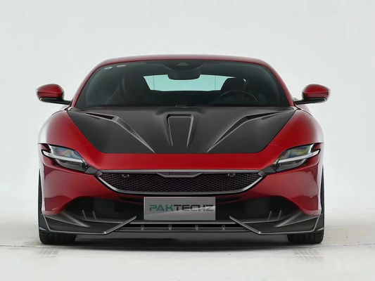Suche włókna węglowe dla Ferrari ROMA Węglowe włókna węglowe Body KitROMA Węglowe włókna przednie usta Dyfuzor spoiler Hood Grill Body Kit