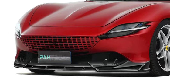 Suche włókna węglowe dla Ferrari ROMA Węglowe włókna węglowe Body KitROMA Węglowe włókna przednie usta Dyfuzor spoiler Hood Grill Body Kit