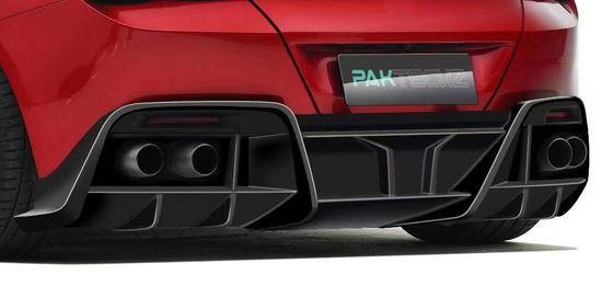 Suche włókna węglowe dla Ferrari ROMA Węglowe włókna węglowe Body KitROMA Węglowe włókna przednie usta Dyfuzor spoiler Hood Grill Body Kit