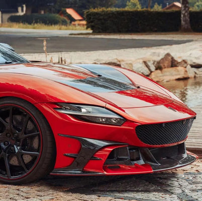 Do Ferrari Roma Carbon Fiber Body Kit Roma Upgrades MSY Style Przedni i tylny zderzak spoiler Hood Body Kit