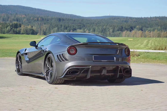 Dla Ferrari F12 Suche Carbon Fiber Body Kit F12 Modernizowany styl MSY Przedni i tylny zderzak spoiler Hood