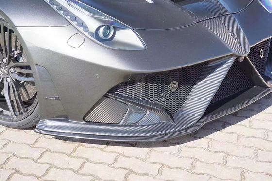 Dla Ferrari F12 Suche Carbon Fiber Body Kit F12 Modernizowany styl MSY Przedni i tylny zderzak spoiler Hood