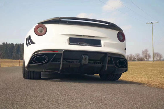 Dla Ferrari F12 Suche Carbon Fiber Body Kit F12 Modernizowany styl MSY Przedni i tylny zderzak spoiler Hood