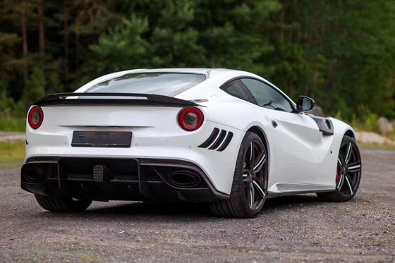 Dla Ferrari F12 Suche Carbon Fiber Body Kit F12 Modernizowany styl MSY Przedni i tylny zderzak spoiler Hood