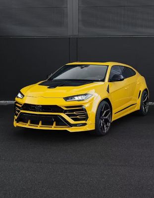 Żółty Lamborghini Urus Body Kit Włókno węglowe przednia warga