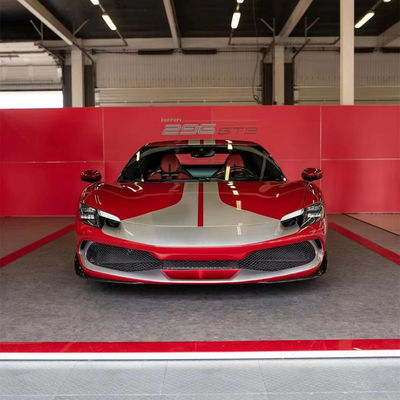 296GTB Ferrari Body Kit 296GTB OEM Włókno węglowe Uniwersalny przedni dyfuzor Spoiler Body Kit