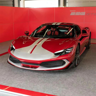 296GTB Ferrari Body Kit 296GTB OEM Włókno węglowe Uniwersalny przedni dyfuzor Spoiler Body Kit