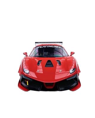 Ferrari 488 Body Kit 488 EVO Style Front Bumper Chin Lip Spoiler