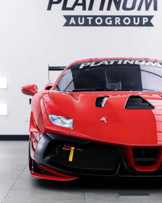 Ferrari 488 Body Kit 488 EVO Style Front Bumper Chin Lip Spoiler