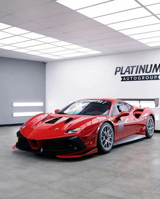 Ferrari 488 Body Kit 488 EVO Style Front Bumper Chin Lip Spoiler