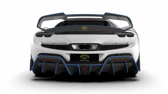 296GTB Ferrari Kit Car Body 2021 Suche Carbon Fiber Front Lip Car Front Bumper Diffuser