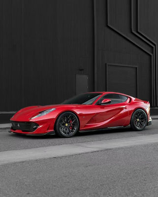 1016 Ferrari Body Kit 812 190mm Włókno węglowe przedni zderzak dyfuzor Spoiler
