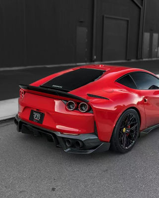 1016 Ferrari Body Kit 812 190mm Włókno węglowe przedni zderzak dyfuzor Spoiler