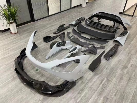 Dla McLaren 720s Body Kit 720S Uaktualnia 765LT Style Carbon Fiber Front and Rear Bumper Spoiler Body Kit