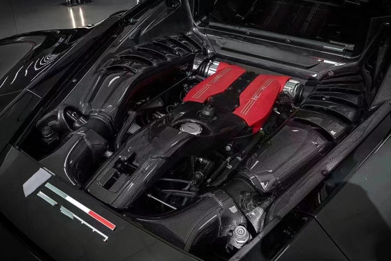 488 Ferrari Body Kit Sucha tarcza silnikowa z włókna węglowego OEM