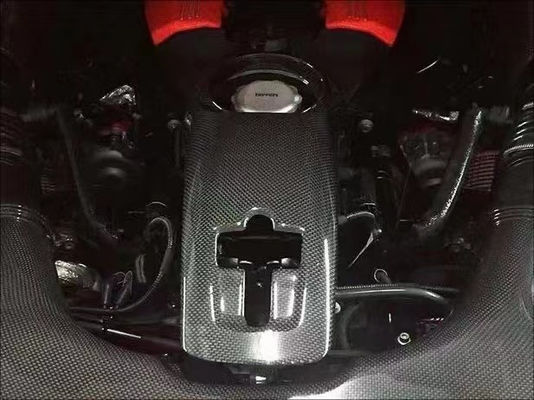 488 Ferrari Body Kit Sucha tarcza silnikowa z włókna węglowego OEM