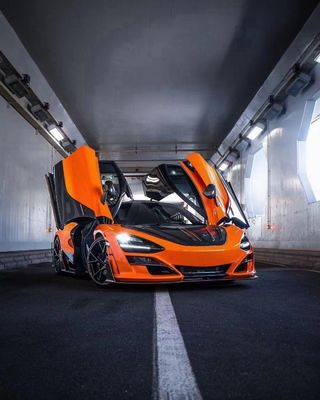Suche włókna węglowe dla McLaren 720s Carbon Fiber Body Kit 720s Zmodernizowany w stylu MSY Front and Rear Bumper Spoiler Hood