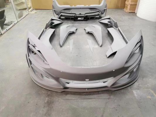 Suche włókna węglowe dla McLaren 720s Carbon Fiber Body Kit 720s Zmodernizowany w stylu MSY Front and Rear Bumper Spoiler Hood