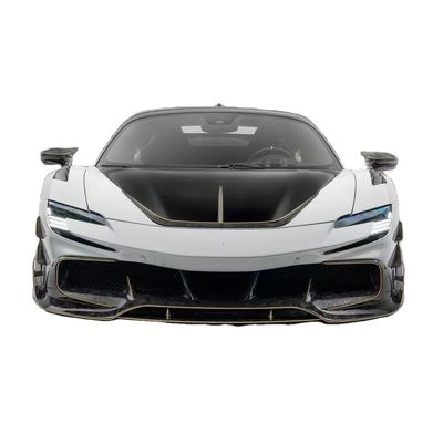 SF90 Ferrari Body Kit MSY Style Włókno węglowe tylny zderzak spoiler ustne