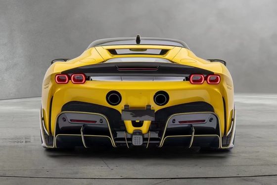 SF90 Ferrari Body Kit MSY Style Włókno węglowe tylny zderzak spoiler ustne