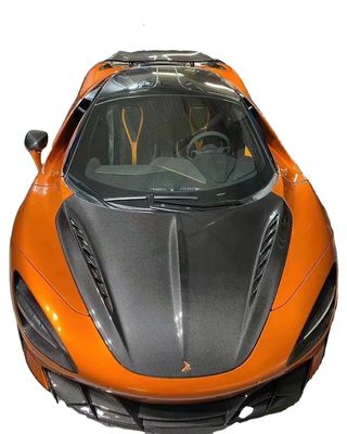 Dla McLarena 720S Kapużka z włókna węglowego 720S Uaktualniona okładka silnika z włókna węglowego