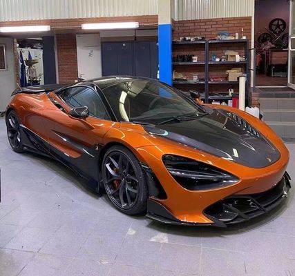 Dla McLarena 720S Kapużka z włókna węglowego 720S Uaktualniona okładka silnika z włókna węglowego