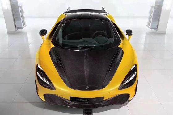 Dla McLarena 720S Kapużka z włókna węglowego 720S Uaktualniona okładka silnika z włókna węglowego
