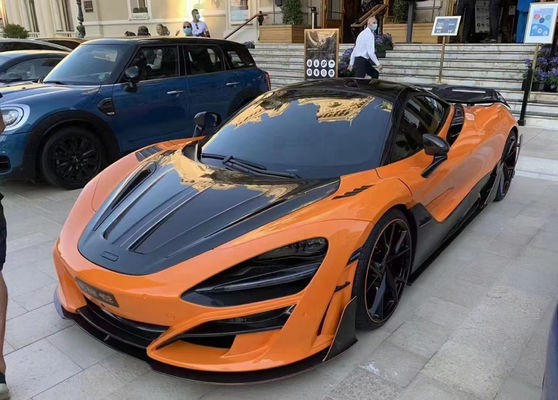 Dla McLaren 720s Suche Carbon Fiber Body Kit 720s Zmodernizowany wzorzec MSY Carbon Fiber Front and Rear Bumper Spoiler Widebody Kit