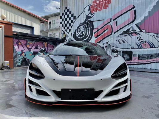 Dla McLaren 720s Suche Carbon Fiber Body Kit 720s Zmodernizowany wzorzec MSY Carbon Fiber Front and Rear Bumper Spoiler Widebody Kit