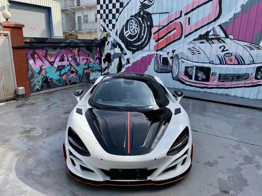 Dla McLaren 720s Suche Carbon Fiber Body Kit 720s Zmodernizowany wzorzec MSY Carbon Fiber Front and Rear Bumper Spoiler Widebody Kit