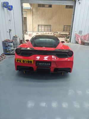 Ferrari 458 Body Kit SP Style Włókno węglowe z przodu i z tyłu zderzak spoiler Hood 2010-2014