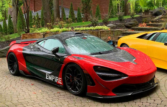 Do McLaren 720s Carbon Fiber Body Kit 720s Uaktualniony VORS Style Carbon Fiber Fender Guard Body Kit